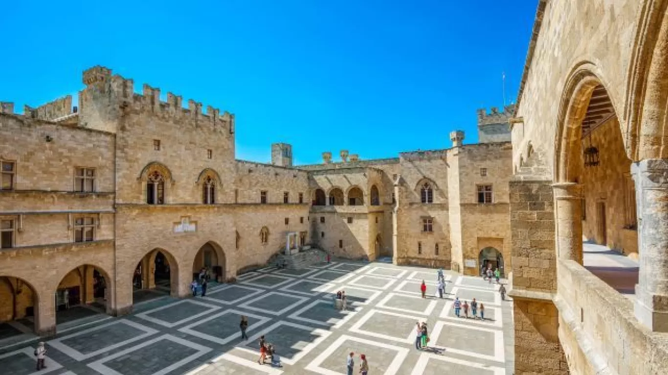 How do I get to the Island of Rhodes?